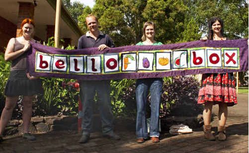 Amy Boyd, Steve Smith, Alison Heeley and Belinda Schroder are pioneers of the Bellofoodbox initiative. Amy Boyd, Steve Smith, Alison Heeley and Belinda Schroder are pioneers of the Bellofoodbox initiative.